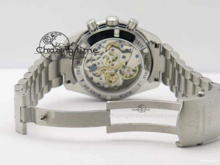 0329 Youthful Speedmaster JHF SS ‘Work on the Moon’ Gary Dial On SS Bracelet 8241